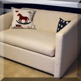F42. Pull out twin sofa bed. 